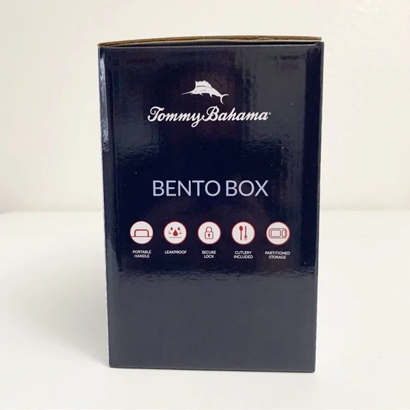 Tommy Bahama "Bento Box" 3 Layer Blue & White ~ NIB - Picture 9 of 9